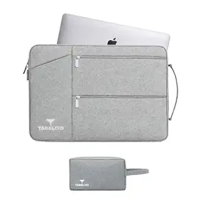 Tabelito® Hybrid 14 Inch Laptop Bag Sleeve Cover with Box for 14-inch laptops HP/Dell/Accer/Apple/Asus/Lenovo/Ultrabook/Razer Etc.Grey 14 INCH