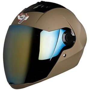 Steelbird SBA-2 7Wings ISI Certified Full Face Helmet Fitted with Clear and Extra Chrome Visor
